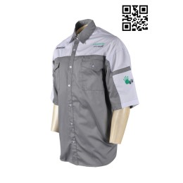 DS036 embroidered logo dart shirts DS036 embroidered logo dart shirts